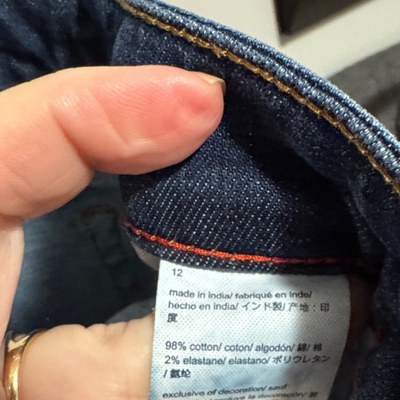 Tommy Hilfiger Dark Blue Jean Shorts - Picture 3 of 5